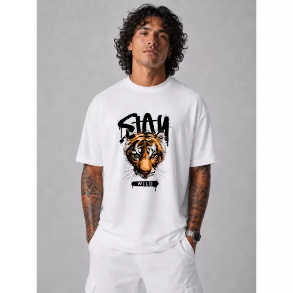  Tricou pentru bărbați DSTREET NX1026R-WH-O ALB 