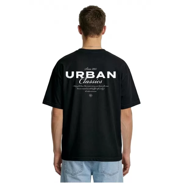  Tricou pentru bărbați URBAN CLASSICS TB8665 NEGRU 