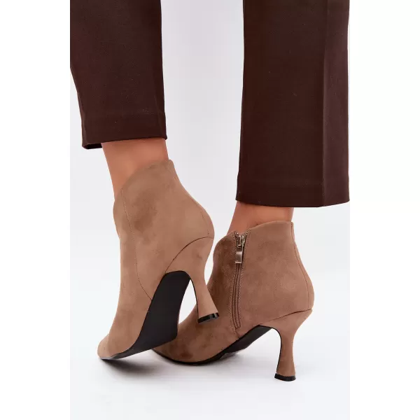  Botine de dama BOTO D-219 KAKI 