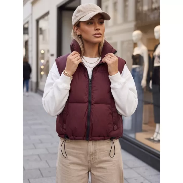  Vesta de dama DSTREET TY5971 BURGUNDIA 