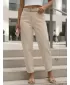 Pantaloni de dama DSTREET UY3089 ECRU