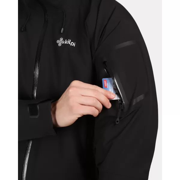  Jachetă hardshell pentru bărbați KILPI MAMBA-M 1M0101KI NEGRU 