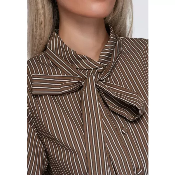  Cămașă de damă OMBRE OW-SH-E0067 MARO 