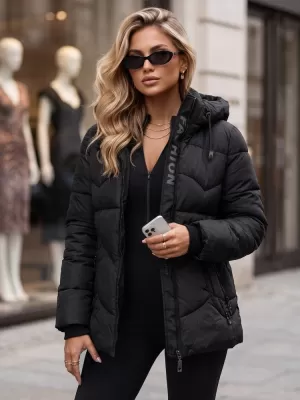 Geaca de dama DSTREET TY5751 NEGRU