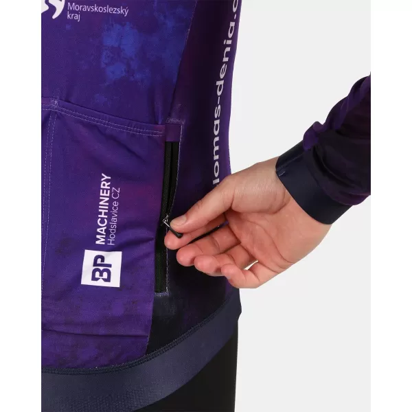  Tricou de ciclism pentru bărbați KILPI VULCANO-M BLU ALBASTRU 