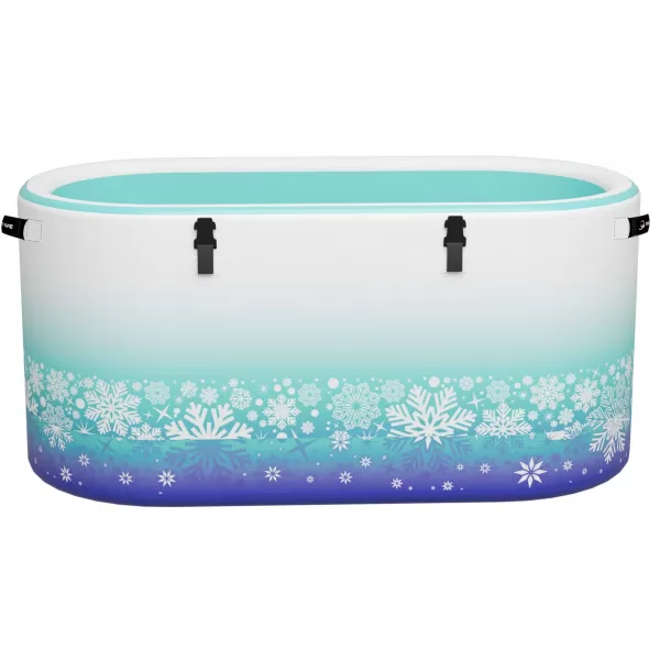  Tub de gheață RIDEWAVE OVAL XXL ALBASTRU-TURCOAZ 