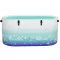 Tub de gheață RIDEWAVE OVAL XXL ALBASTRU-TURCOAZ