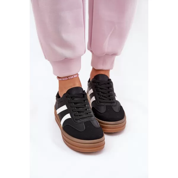  Adidași de damă BOTO 25SP26-9087 NEGRU 