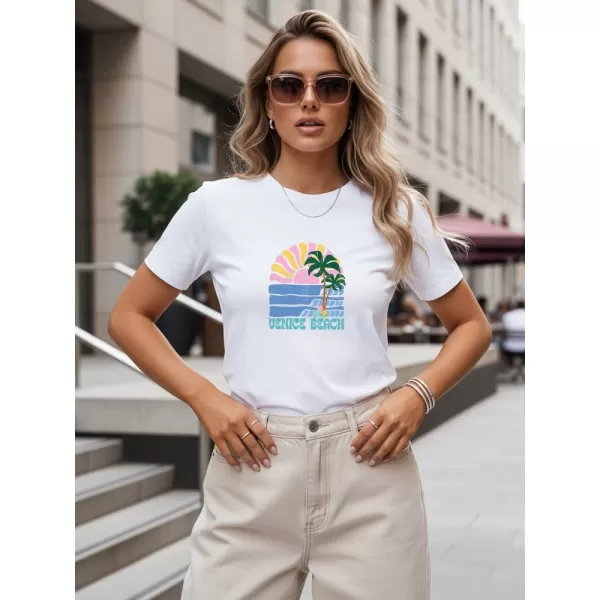  Tricou pentru femei DSTREET NX8047RY-WH ALB 