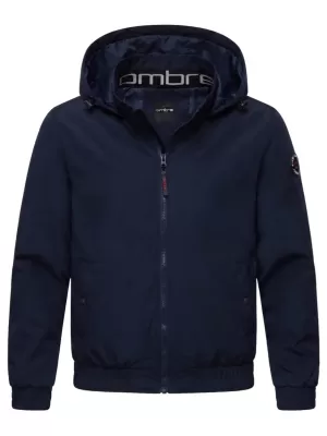 Jachetă pentru bărbați OMBRE C585 ALBASTRU MARIN