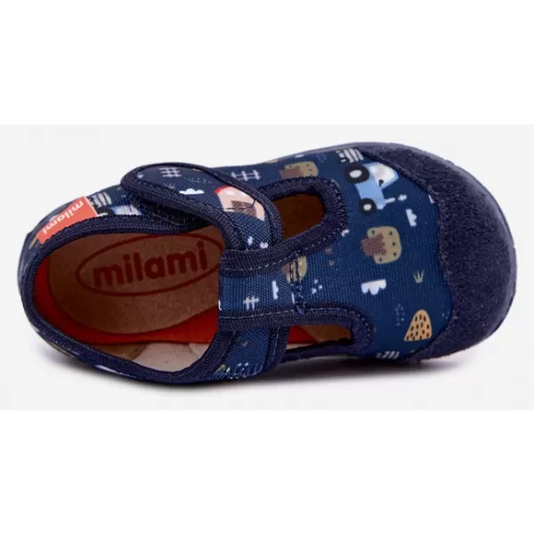  Papuci copii MILAMI 112/BR-72 ALBASTRU 