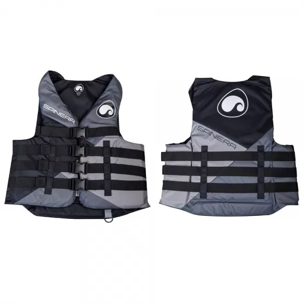  Vestă de înot SPINERA Deluxe Nylon 50N GRI 