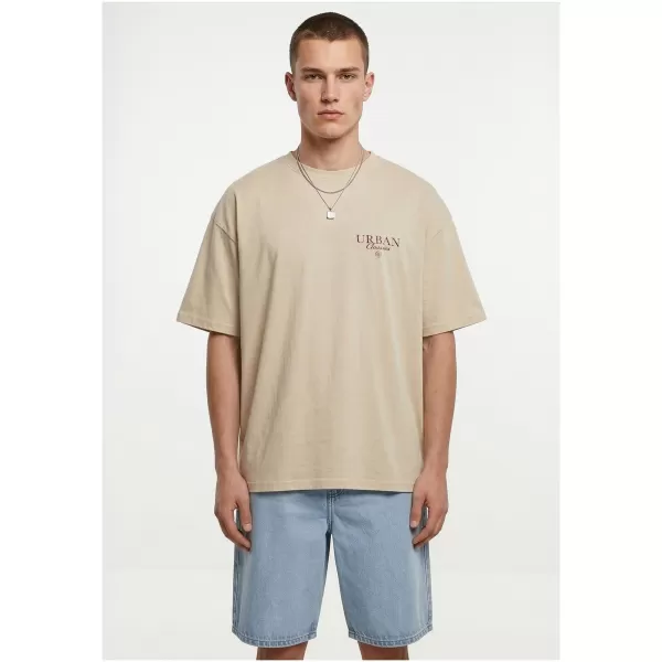  Tricou pentru bărbați URBAN CLASSICS TB8755 ALB/NISIP 