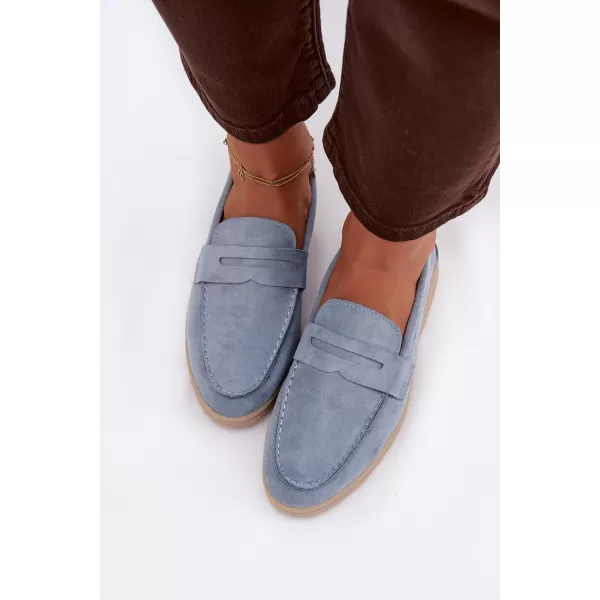  Mocasini de dama BOTO QQ-278 ALBASTRU 