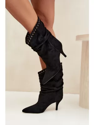 Botine de dama BOTO 2568A NEGRU
