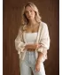Pulover de dama DSTREET MY2566 ECRU