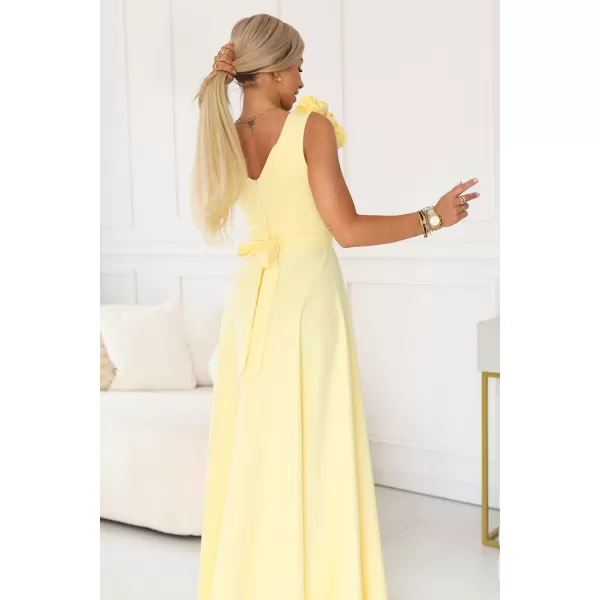  Rochie NUMOCO 643-5 GALBEN DE UNT 