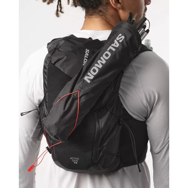  Rucsac SALOMON ACTIVE SKIN 12 LC2177400 NEGRU/METAL 