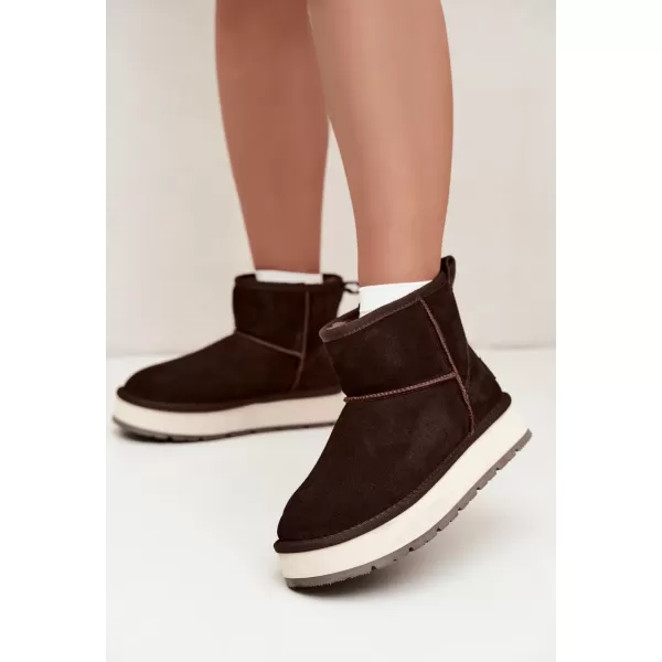  Pantofi de dama BIG STAR SHOES UU274693 MARO/BEJ 