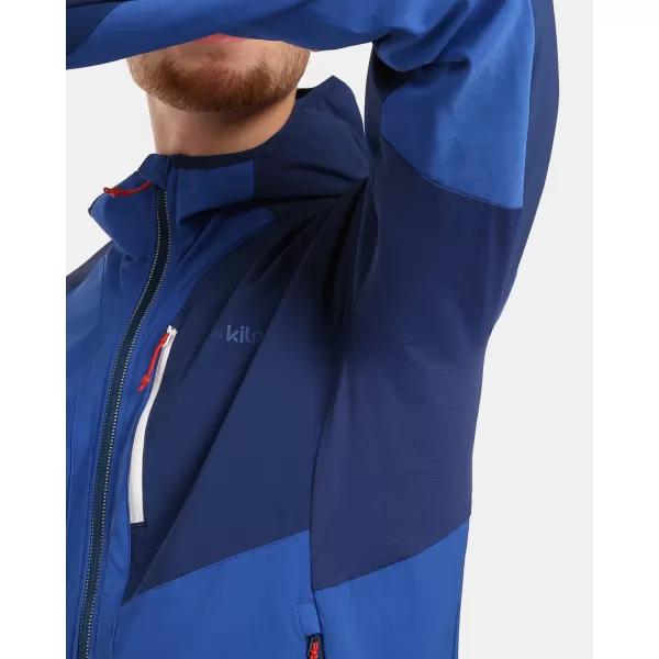  Jachetă softshell pentru bărbați KILPI BALEO-M 1M0113KI ALBASTRU ÎNCHIS 