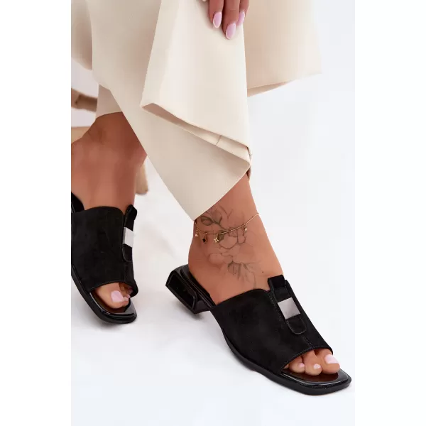  Papuci de damă D&A JC61-1002 NEGRU 