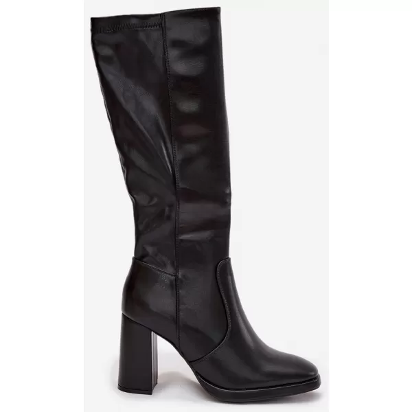  Cizme de dama BOTO QT127P NEGRU 