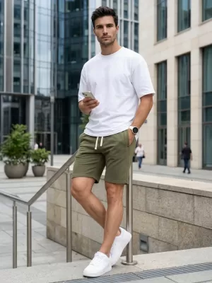 Pantaloni scurți pentru bărbați DSTREET SX2627 KAKI