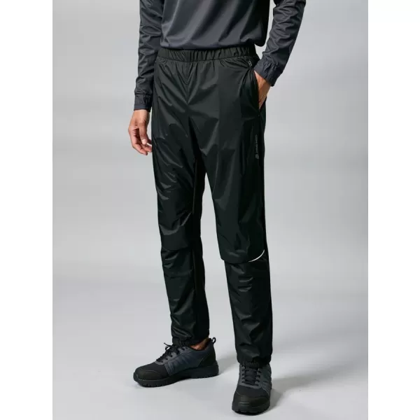  Pantaloni sport pentru bărbați ALPINE PRO SAMUL 2 NEGRU 
