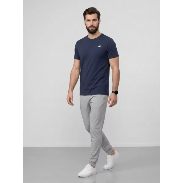  Tricou pentru bărbați 4F WAW25TTSHM2373 DENIM 