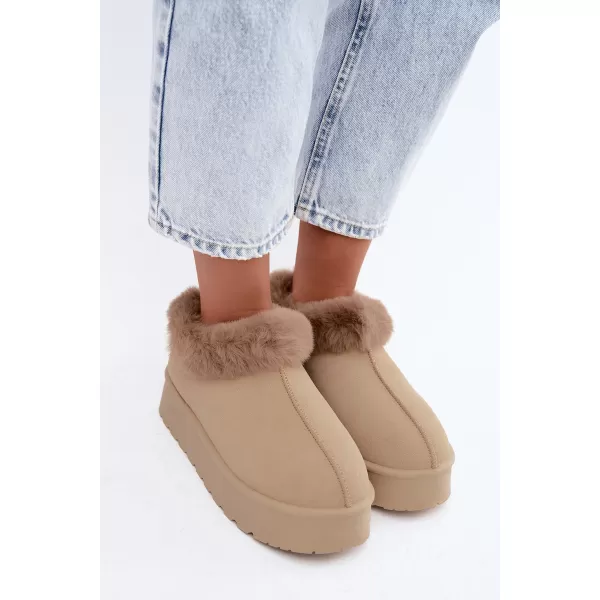  Oameni de zăpadă pentru femei BIG STAR SHOES UU274204 BEJ 