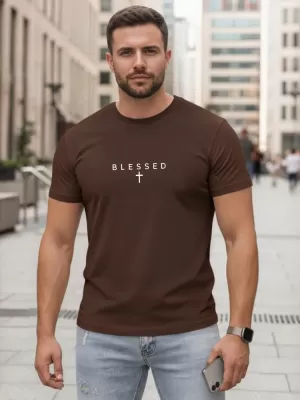 Tricou pentru bărbați DSTREET NX5124R-CH MARO
