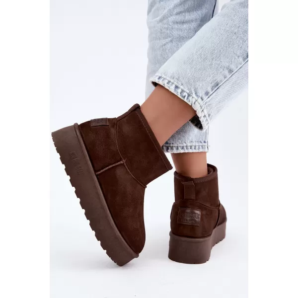  Pantofi de dama BIG STAR SHOES UU274223 UMBRE MARO/BEJ 