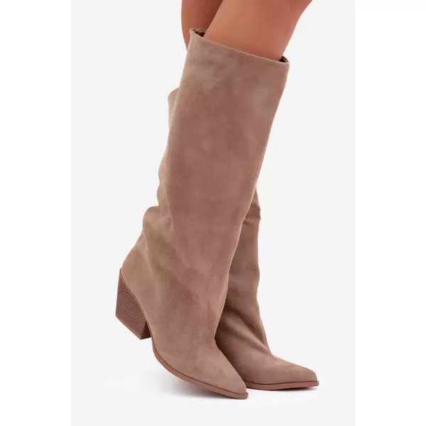  Cizme de dama BOTO 2579A-1 KAKI 