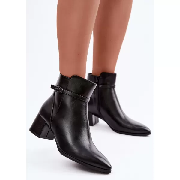  Botine de dama SERGIO LEONE BT-33 NEGRU 