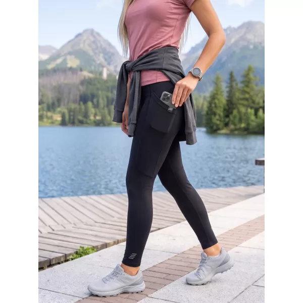  Jambiere sport de damă ALPINE PRO GEMSA NEGRU 