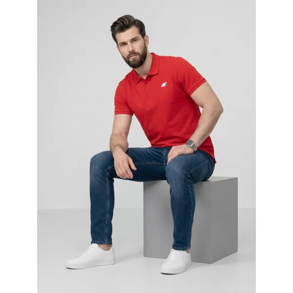  Tricou pentru bărbați cu guler 4F WMM00TPTSM0771 ED 