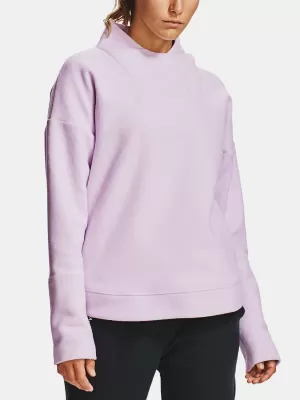 Hanorac de dama UNDER ARMOUR RECOVER FLEECE WRAP NECK 1356347-570 VIOLET