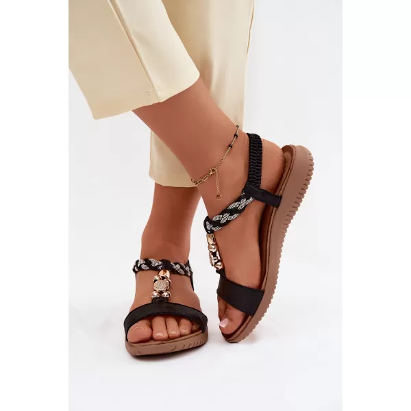  Sandale de dama S.BARSKI KV61-6051 NEGRU 
