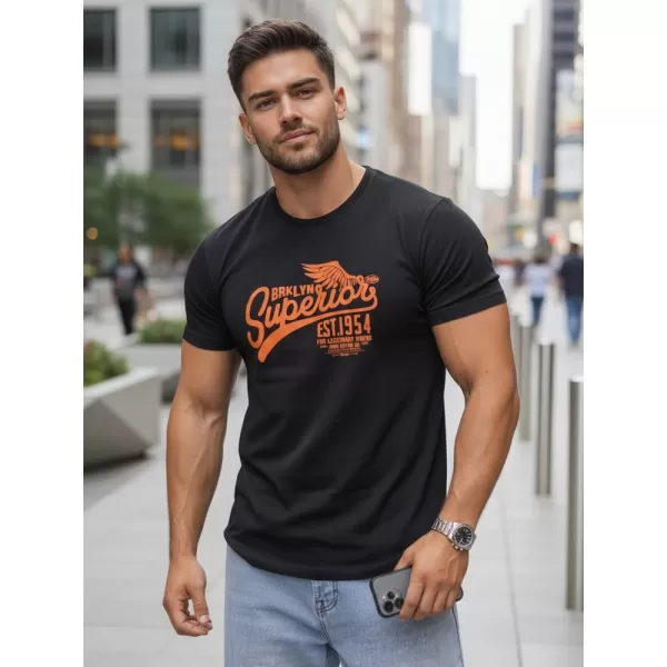  Tricou pentru bărbați DSTREET RX5366 NEGRU 