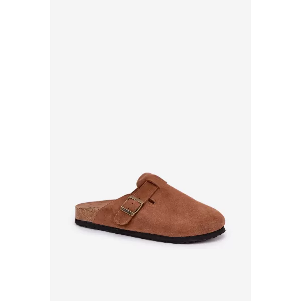  Papuci de damă BIG STAR SHOES RR274A387 MARO/BEJ 
