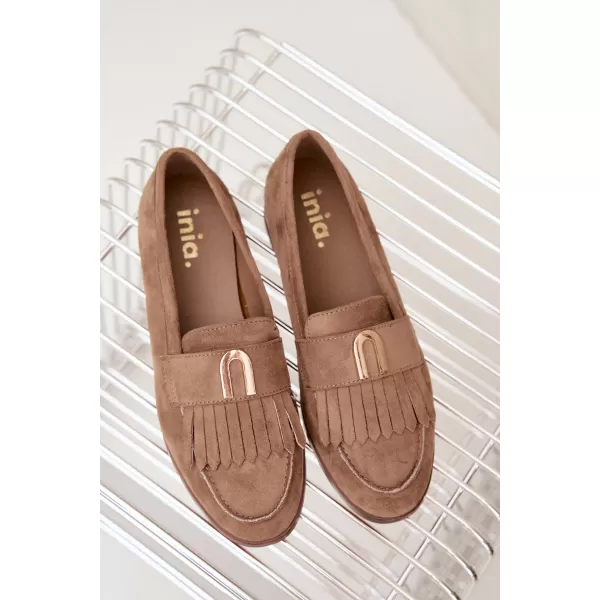  Mocasini de dama BOTO 3742 KAKI 