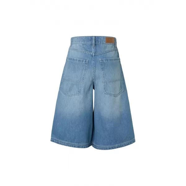  Pantaloni de dama URBAN CLASSICS TB8192 ALBASTRU DESCHIS SPALAT 