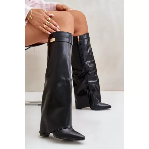  Cizme de dama BOTO LA-287/CLS-296 NEGRU 