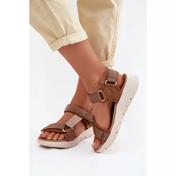  Sandale de dama ARTIKER 58C1231 MARO/BEJ 