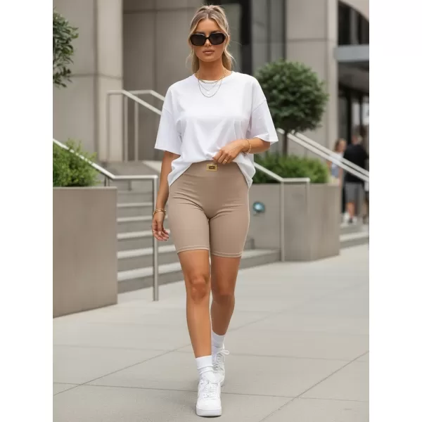  Pantaloni scurți de damă DSTREET SY0559 BEJ 