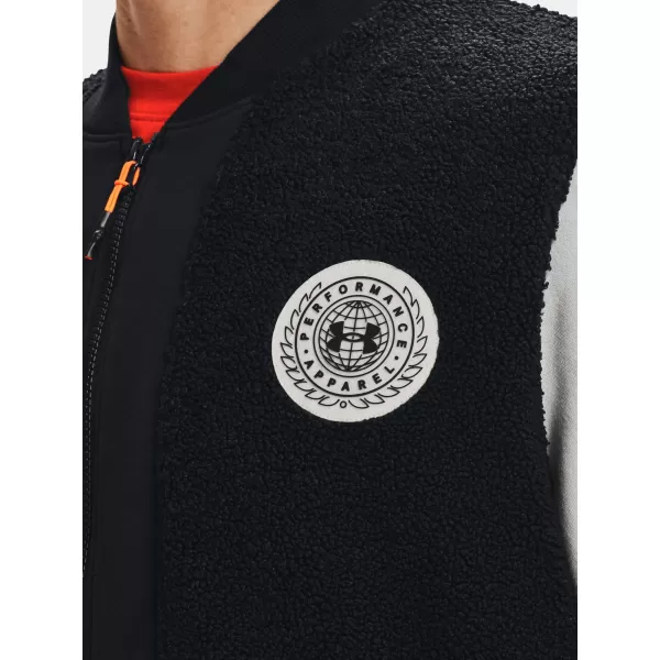  Jachetă pentru bărbați UNDER ARMOUR UA RIVAL FLC ALMA MATER BMBR 1366300-001 NEGRU 