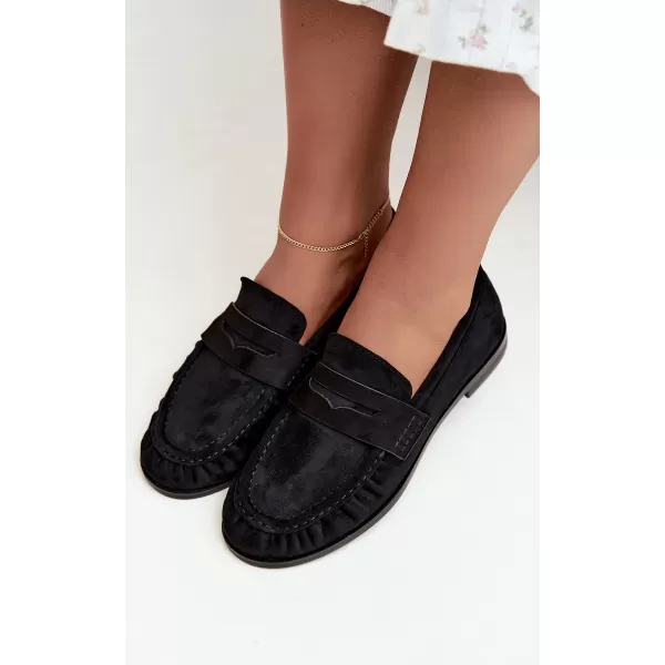  Mocasini de dama BOTO TC-40 NEGRU 