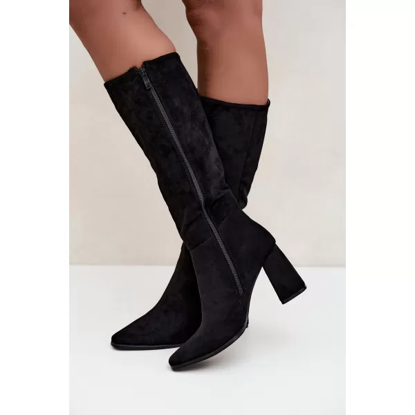  Cizme de dama BOTO 6373A-1 NEGRU 