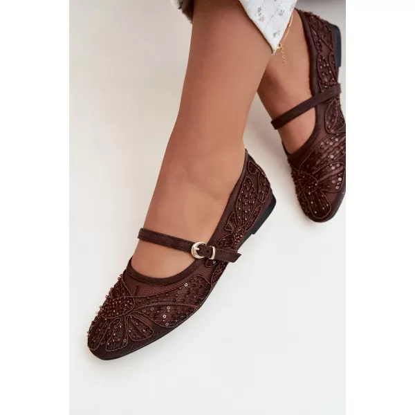  Balerini de dama BOTO CH951 VIN MARO 