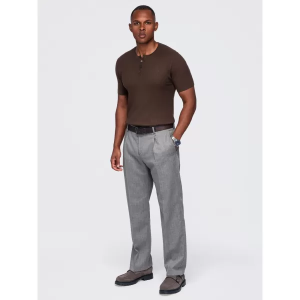  Tricou pentru bărbați OMBRE OM-TSCT-0304 MARO 